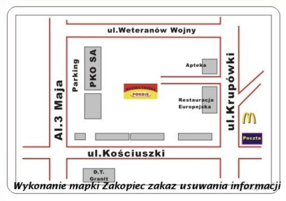 Wesola Chatka Zakopane - Krupowki 37A -Centrum Ngoại thất bức ảnh